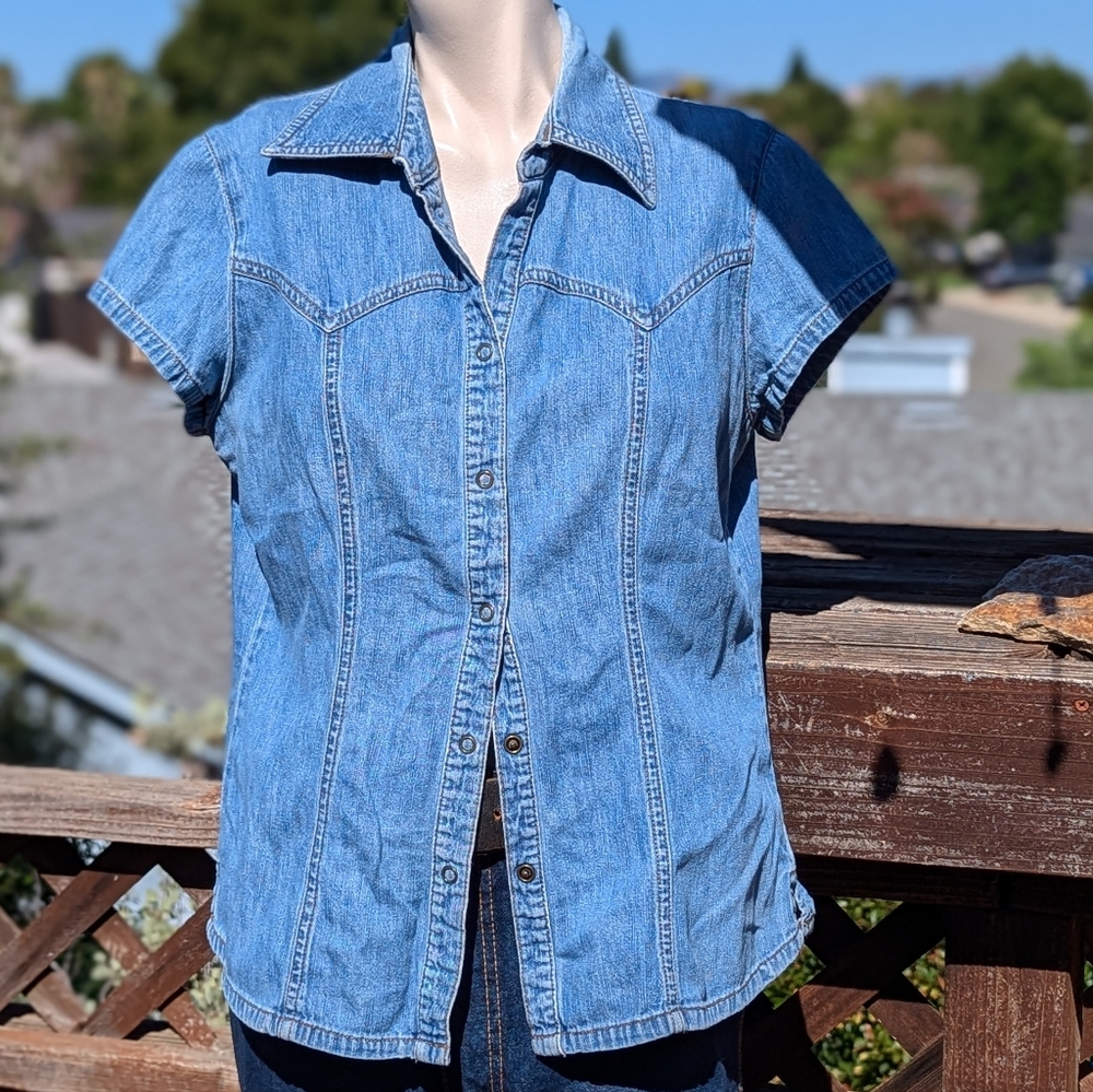 Denim Snap Up